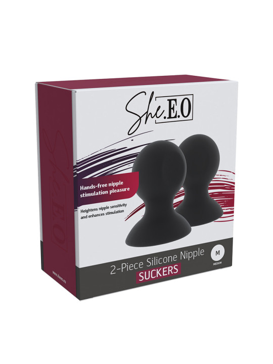 Suceurs de mamelons en silicone  taille M - She.E.O