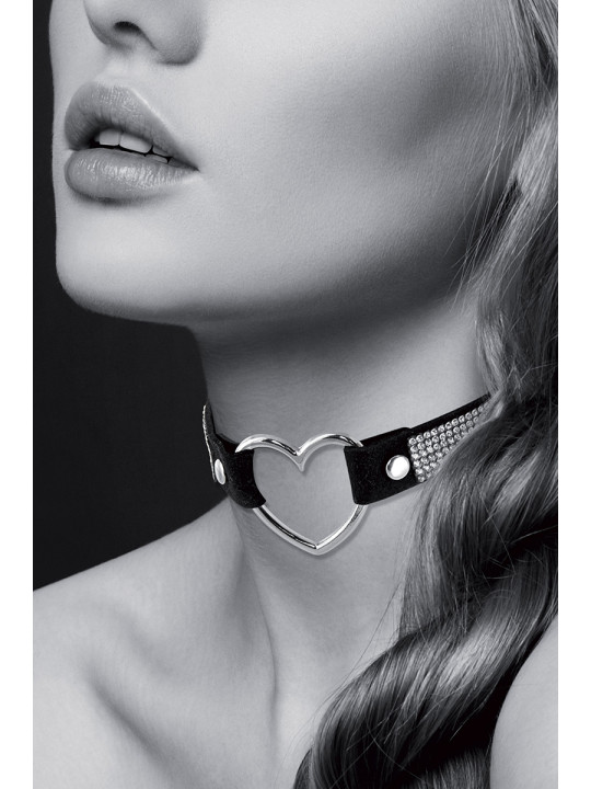 Collier strass et coeur - Bijoux Pour Toi