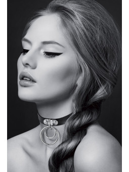 Collier Fetish avec double  anneau - Bijoux pour Toi