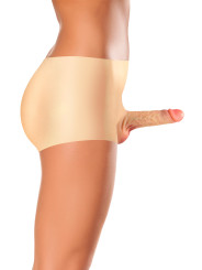 Culotte avec gode réaliste plein
