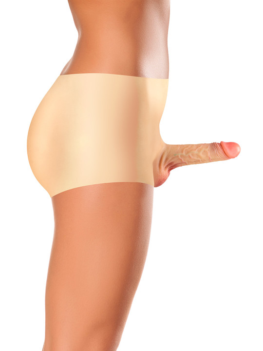 Culotte avec gode réaliste plein