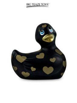 Mini canard vibrant Romance noir et or