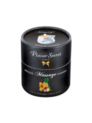 Bougie de massage gourmande fruits exotiques - Plaisir Secret