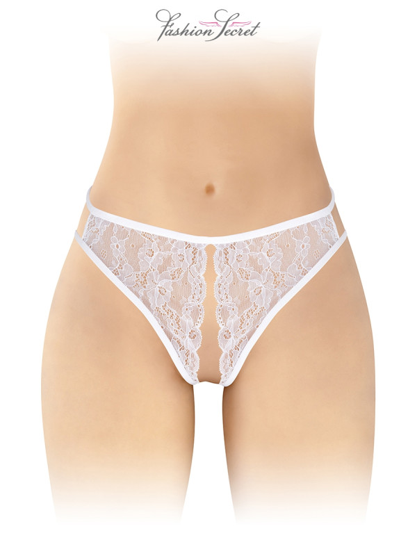 String blanc ouvert Victoria - Fashion Secret
