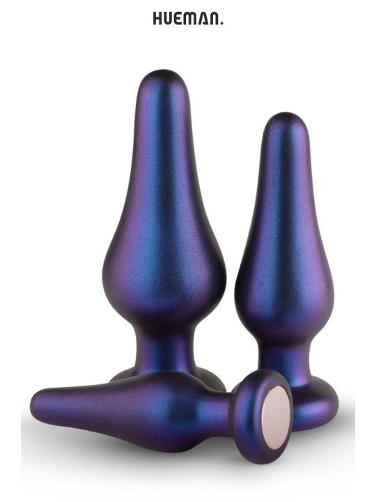 Kit 3 plugs anal Comet - Hueman