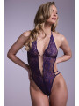 Body string ouvert Renee violet - Christine