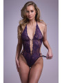 Body string ouvert Renee violet - Christine