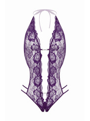 Body string ouvert Renee violet - Christine