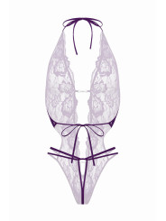 Body string ouvert Renee violet - Christine