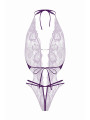 Body string ouvert Renee violet - Christine