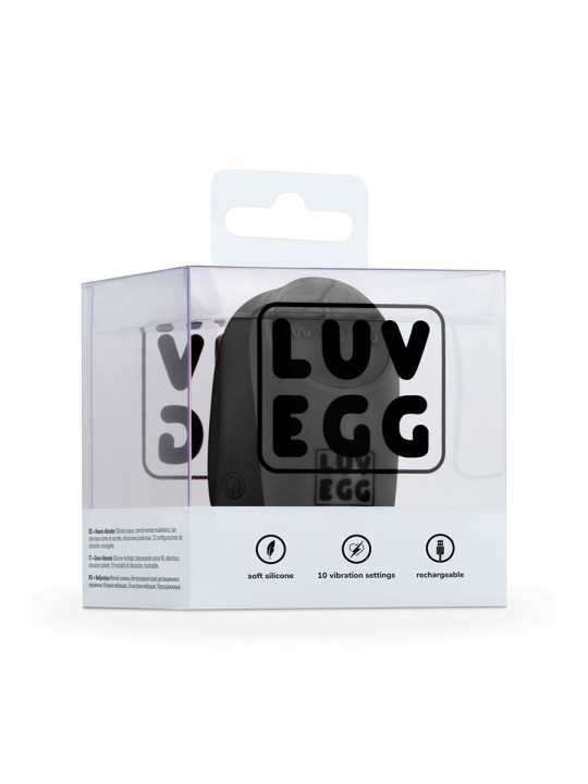 Oeuf vibrant télécommandé noir - LUV EGG
