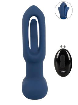 Plug anal vibrant avec langue oscillante - Anos