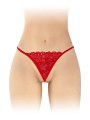 String avec perles Venusina - rouge
