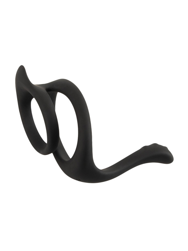 Cock & Ball Ring liquid silicone avec écarteur de périnée - Erecto