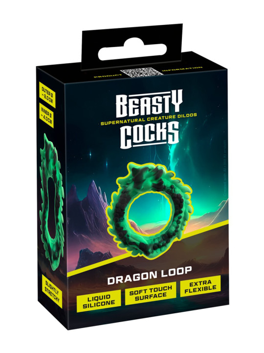 Cockring silicone Dragon Loop - Beasty Cocks