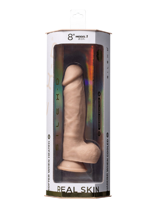 Gode Real Skin Model 1 flesh 21 cm - SilexD