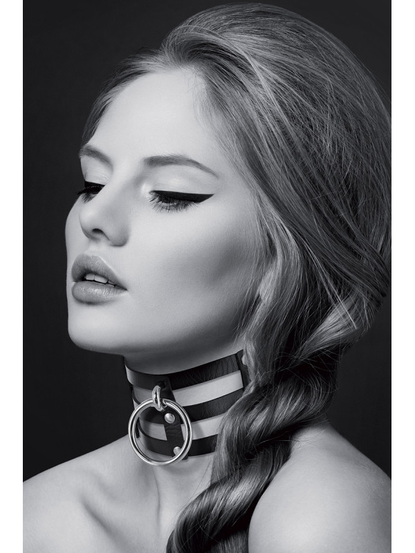 Collier Fetish large avec anneau - Bijoux pour Toi