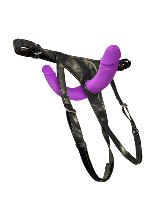 Double Strap-On ultra doux - Sweet Smile