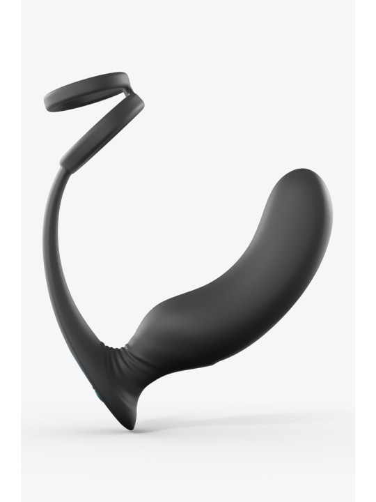Stimulateur de prostate + cockring Double game