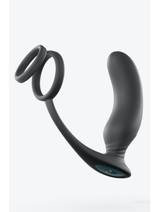 Stimulateur de prostate + cockring Double game