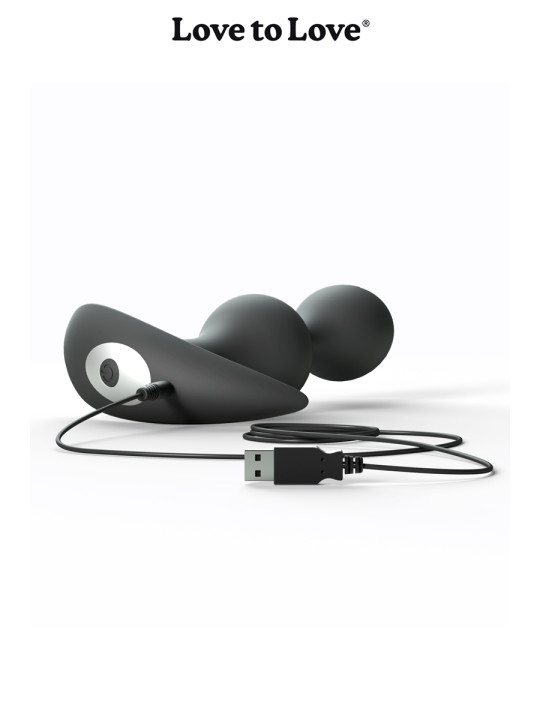 Plug anal vibrant Twinny Bud noir
