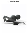 Plug anal vibrant Twinny Bud noir