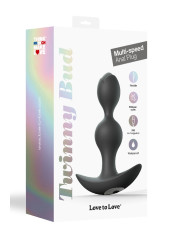 Plug anal vibrant Twinny Bud noir