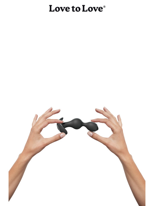 Plug anal vibrant Twinny Bud noir