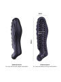 Gaine de pénis 3 en 1 Ryzer Black Plum - Man Wan