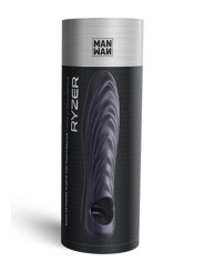 Gaine de pénis 3 en 1 Ryzer Black Plum - Man Wan