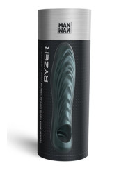 Gaine de pénis 3 en 1 Ryzer Pine Grey - Man Wan