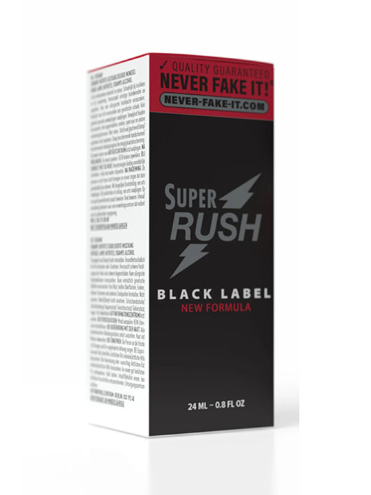 Poppers Super Rush Black Label Aluminium 24ml