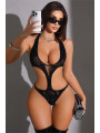 Body string résille noir - J Lingerie