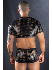 Ensemble top et boxer noir - J Lingerie