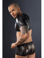 Ensemble top et boxer noir - J Lingerie