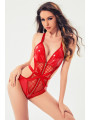Body sexy vinyle rouge - J Lingerie