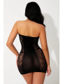 Mini robe bustier noire - J Lingerie