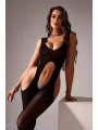 Combinaison sexy ouverte noir - J Lingerie