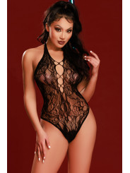 Body dentelle sexy noir - J Lingerie