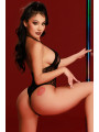 Body dentelle sexy noir - J Lingerie