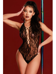 Body dentelle sexy noir - J Lingerie