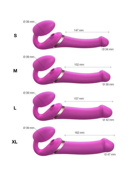Strap-on-me Multi Orgasm Fuchsia XL