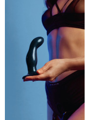 Dildo fingering et vibrant bleu - Strap On Me