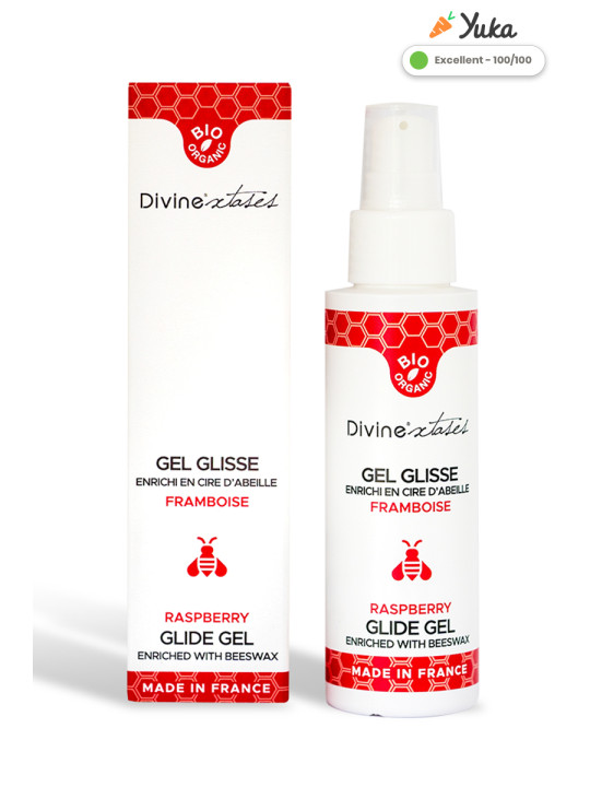 Lubrifiant Bio Framboise 100ml - Divinextases