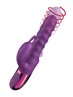 Vibro Swirl Rabbit Thrusting Vibrator - She.E.O