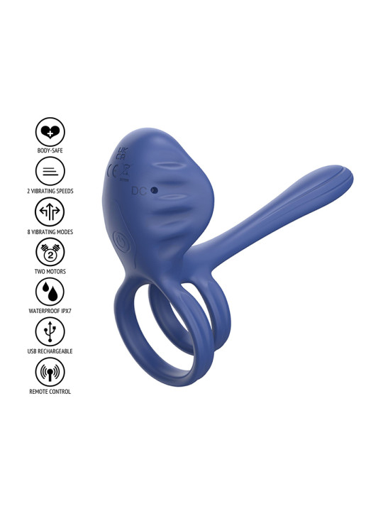 Anneau vibromasseur version slim pour couple - Xocoon