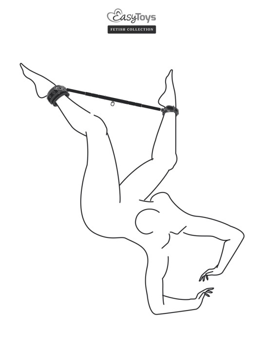 Barre d'écartement ajustable - Easytoys Fetish Collection