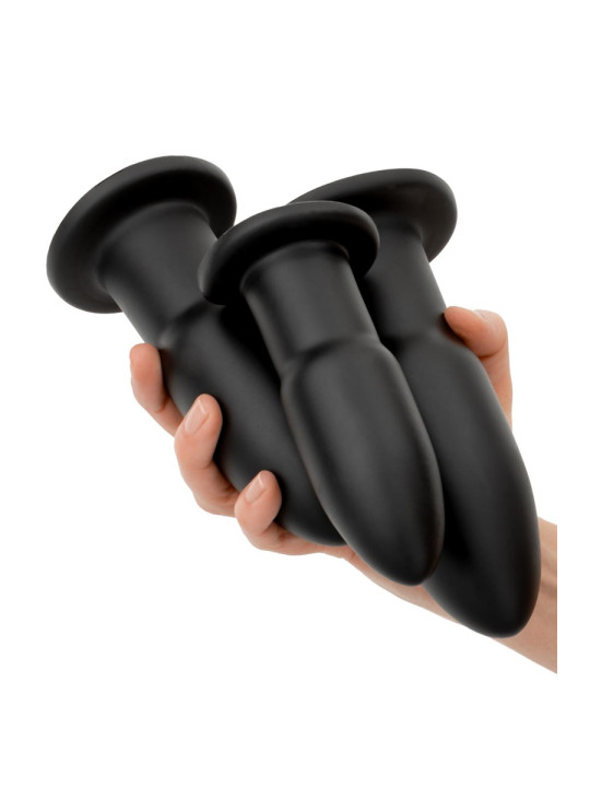 Kit entrainement anal 3 plugs Cluster Bombs - Buttr