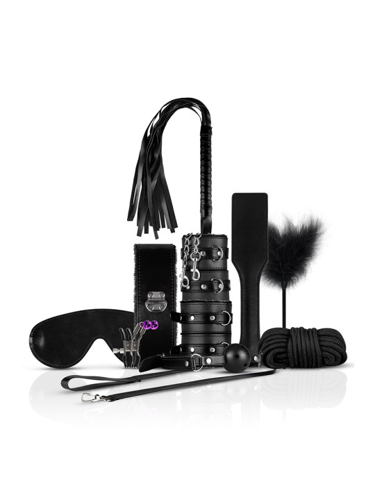 Coffret BDSM  Black Fantasy 10 accessoires - Bedroom Fantasies