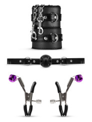 Coffret BDSM  Black Fantasy 10 accessoires - Bedroom Fantasies